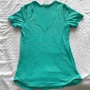 Lululemon short sleeve with metal vent technology
